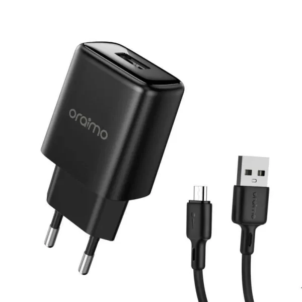 شارژر اورایمو 5 واتی با کابل میکرو Oraimo OCW-E37s