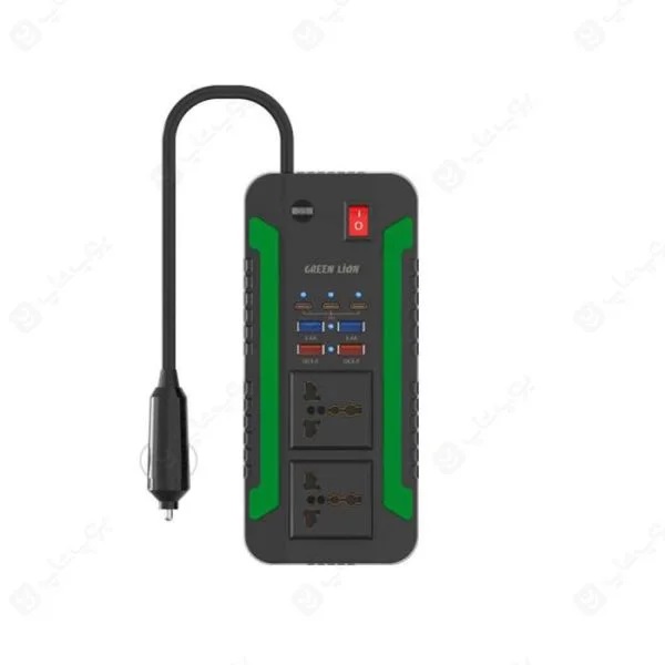 اینورتر فندکی خودرو گرین لاین مدل SPARK 300W
