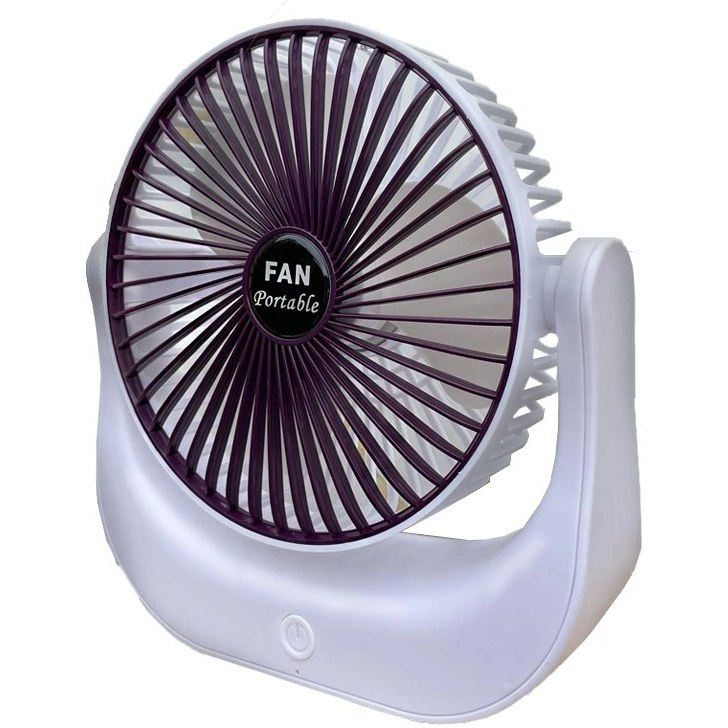 پنکه شارژی رومیزی rock light RL-F-7084