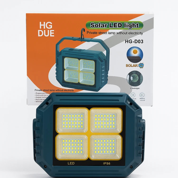 مینی پرژکتور شارژی سولار کمپی مدل HG-D03