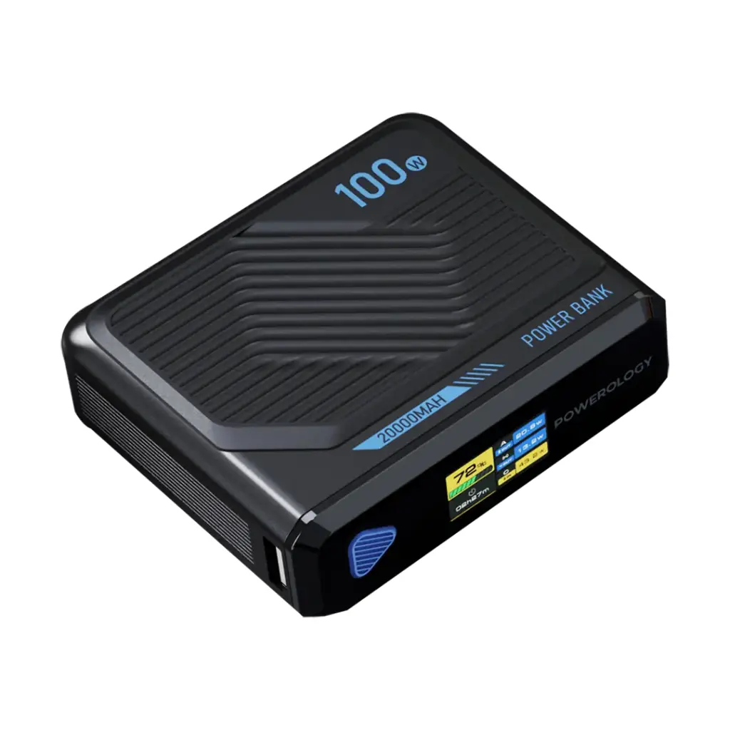 پاوربانک پاورولوژی مدل Ultra Mini ظرفیت ۲۰ هزار میلی‌آمپر ساعت مگ سیف