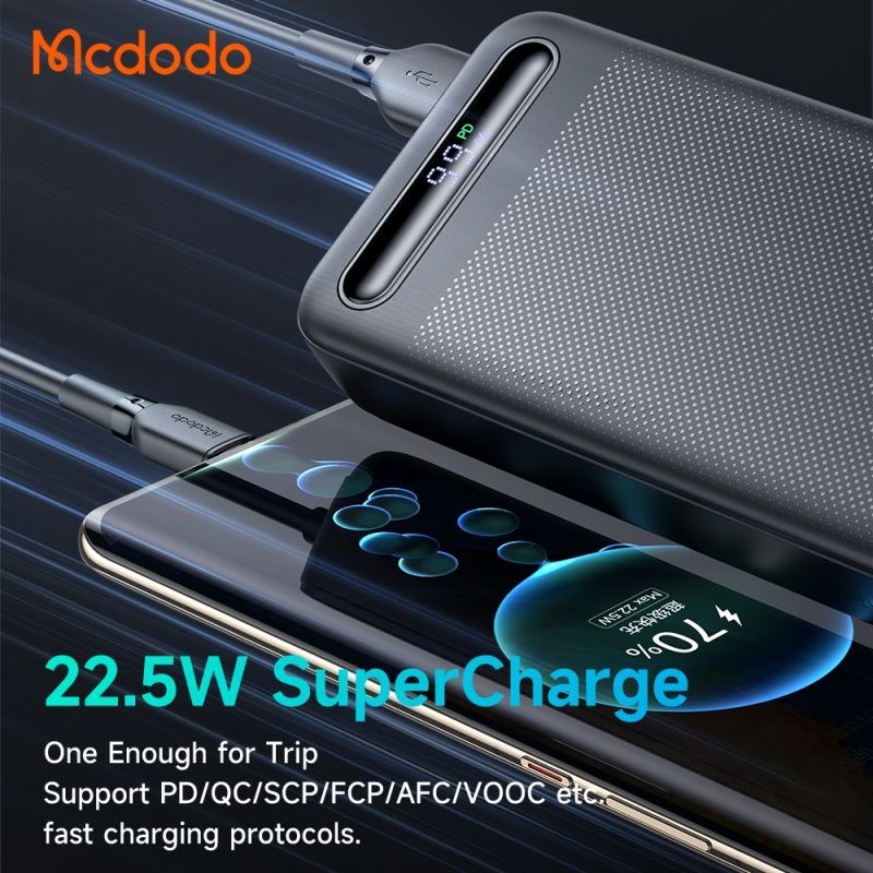 پاوربانک 20000 مک دودو Mcdodo MC-3890 با توان 22.5 وات
