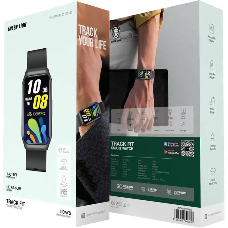 ساعت هوشمند گرین لاین مدل GNTRAKFITS Track Fit